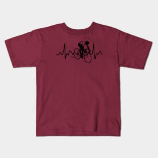 Cyclist Race Pulse Kids T-Shirt